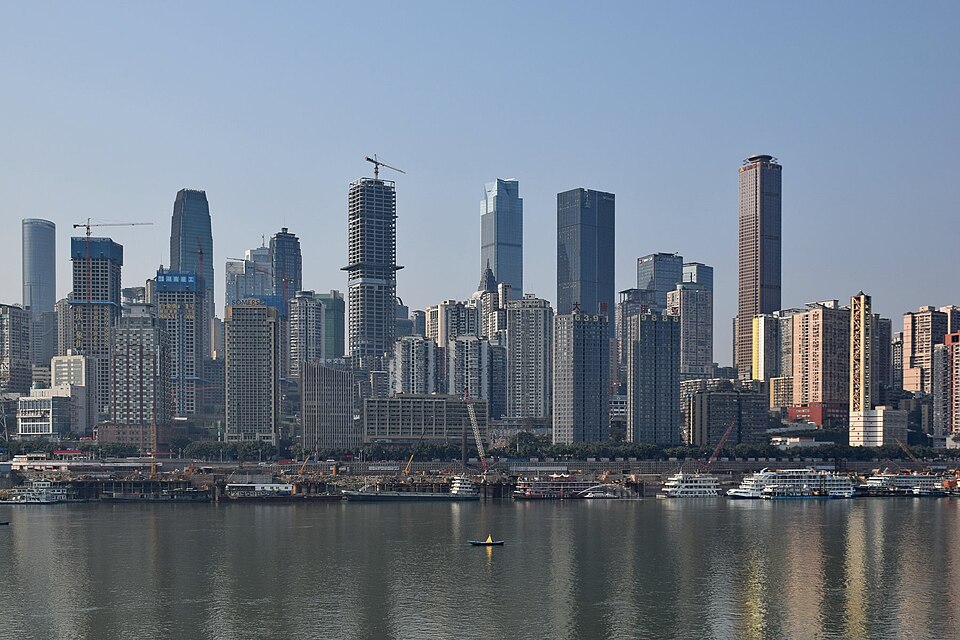 Skyscrapers of the Jiefangbei district, Chongqing