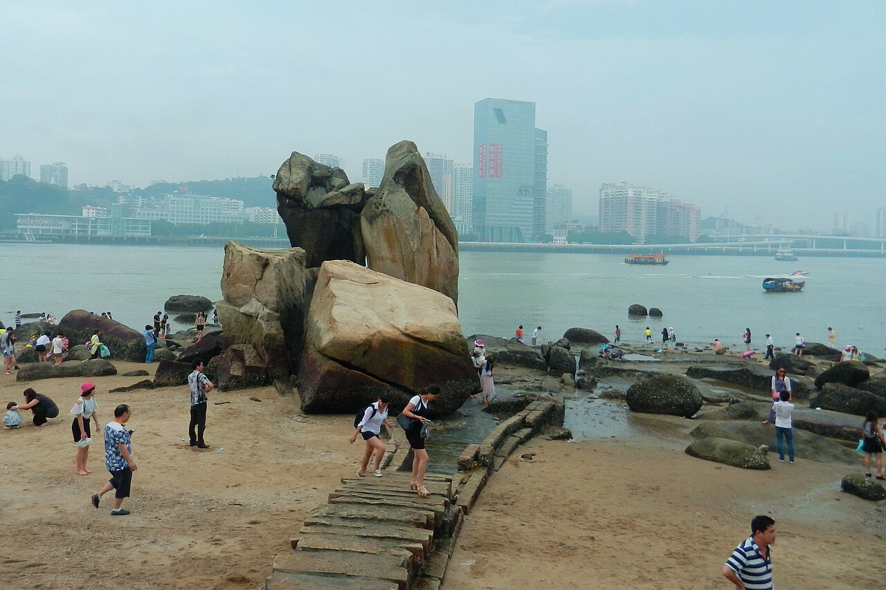 The waterfront of Gulangyu island, Xiamen