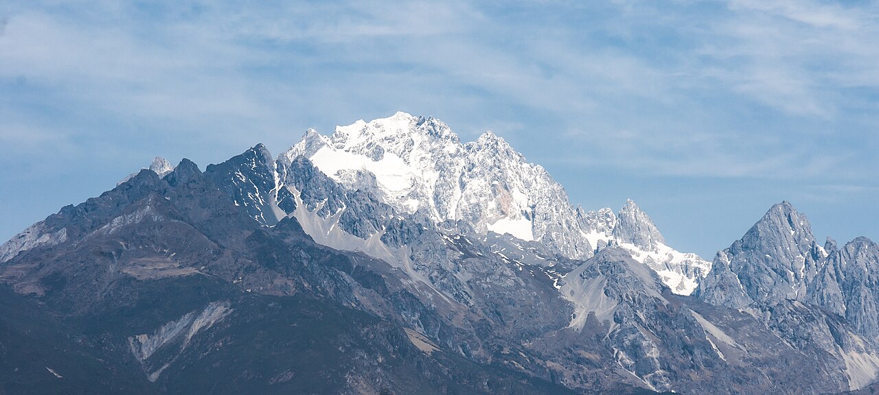 Snow-capped Jade Dragon Snow Mountain above Lijiang