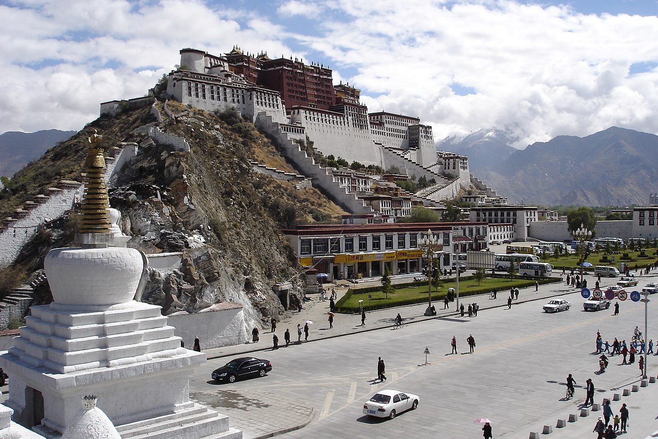 The Potala Palace rising above Lhasa