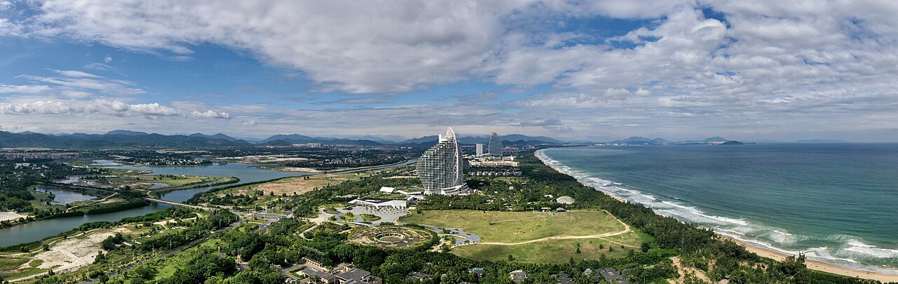Sanya's white-sand beaches and turquoise South China Sea water