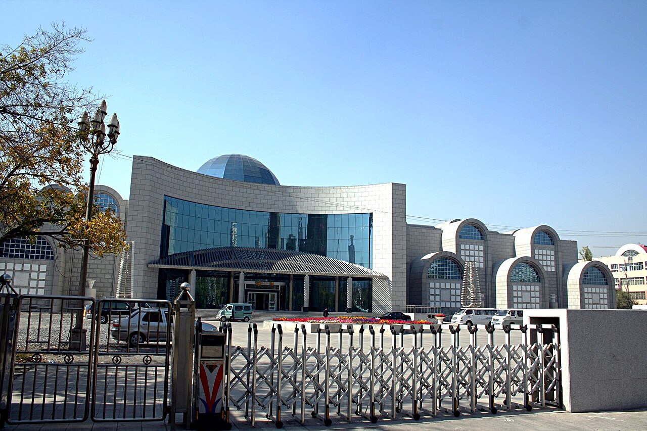 The modern halls of the Xinjiang Regional Museum