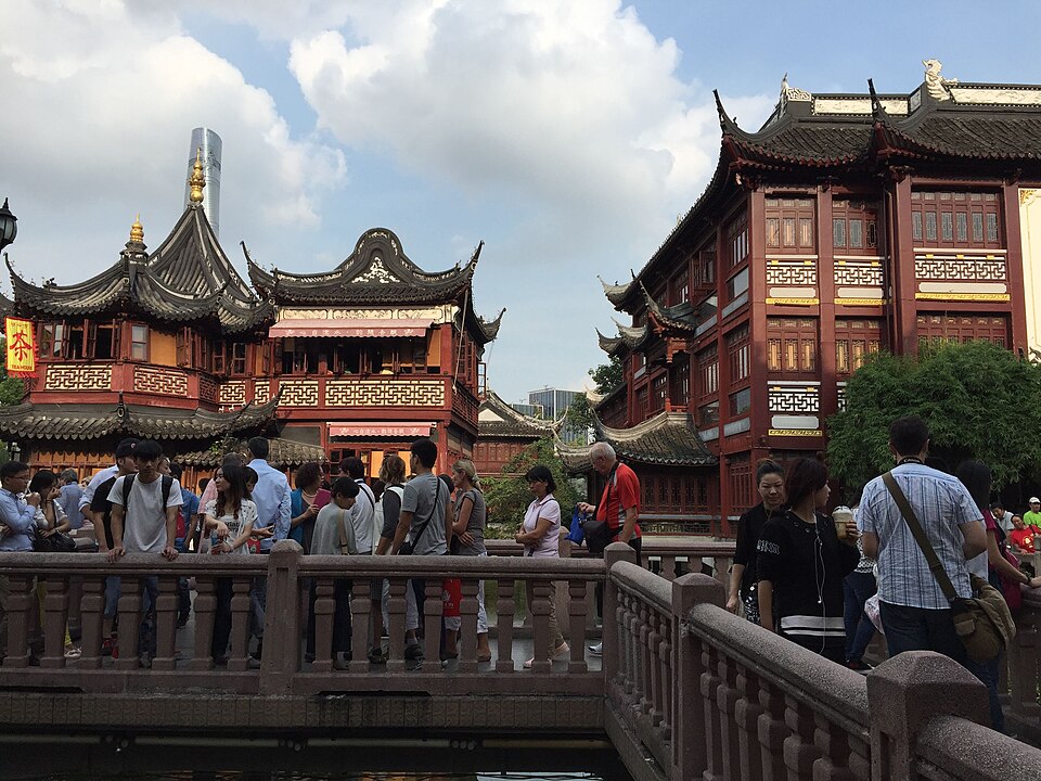 Rockeries and pavilions of Yu Garden, Shanghai