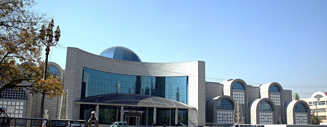 The modern halls of the Xinjiang Regional Museum